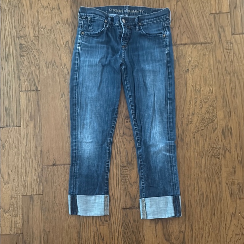 Citizens of Humanity Dark Blue Ankle Jeans